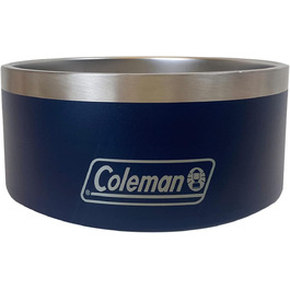 Миска для собак Coleman з нержавіючої сталі, 1,8 л, синя, порошкове покриття