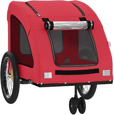 Причіп для велосипеда Oxford, для собак, червоний. Причіп вантажний, ручний візок, вантажний велосипедний причіп - 93985