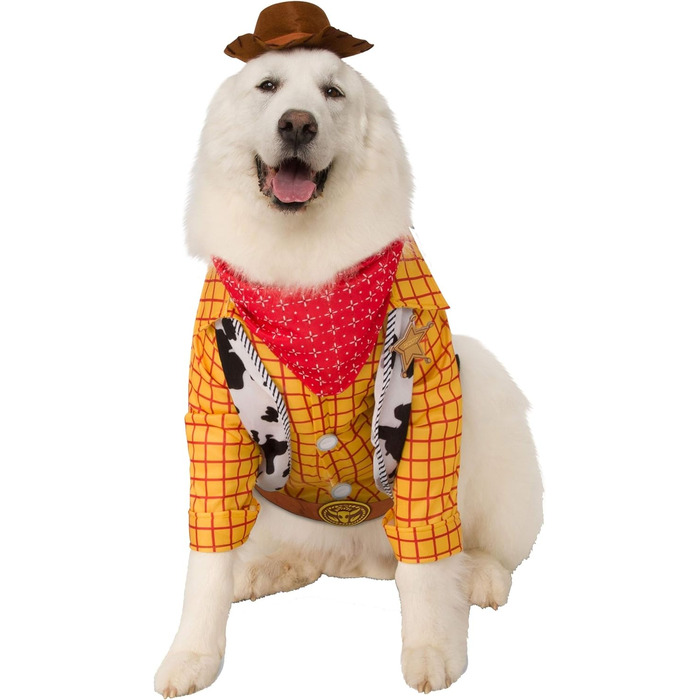 Костюм для тварин Toy Story від Rubies: для собак та котів, розмір M (Вуді)