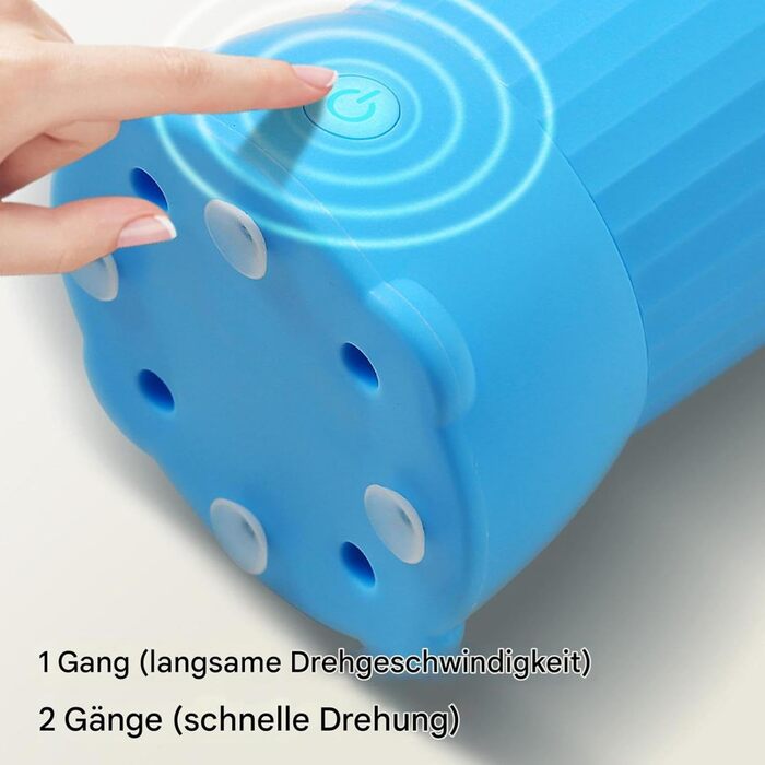 Автоматичний очисник лап для собак і котів Buddy Muddy - USB перезаряджуваний, блакитний