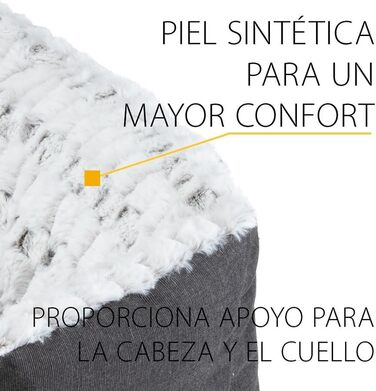 М'яке ліжко для собак та котів Ferplast - зручне та миється. Розміри: 91x72x19 см та 48x37x16 см