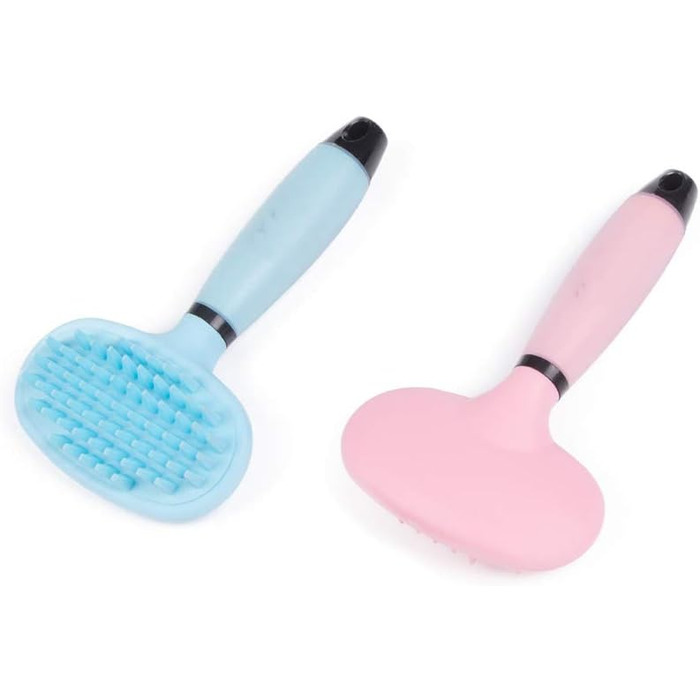 Гребінець для видалення ковтунів для собак та котів, рожевий