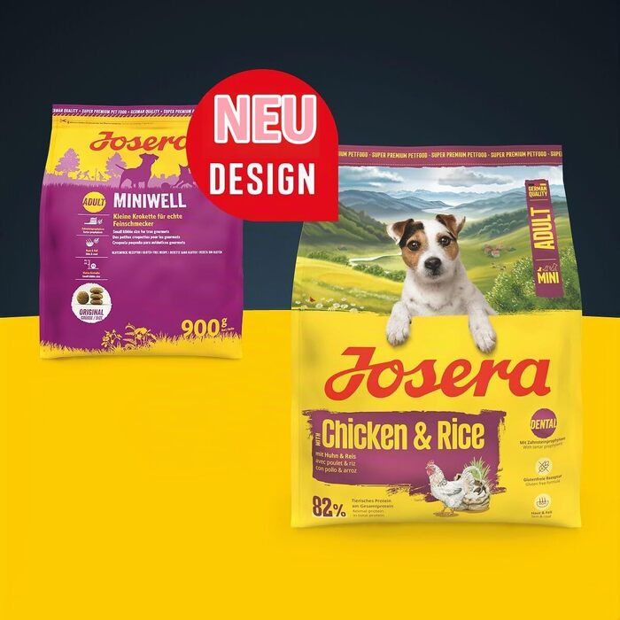 Сухий корм для малих собак Josera Mini Huhn & Reis (Курка та Рис), дорослі собаки, 10 кг