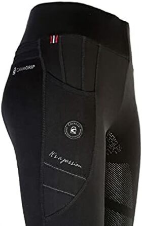 Вершникові штани Cavallo LIN Grip RL чорного кольору 2020, розмір 34, Noisette