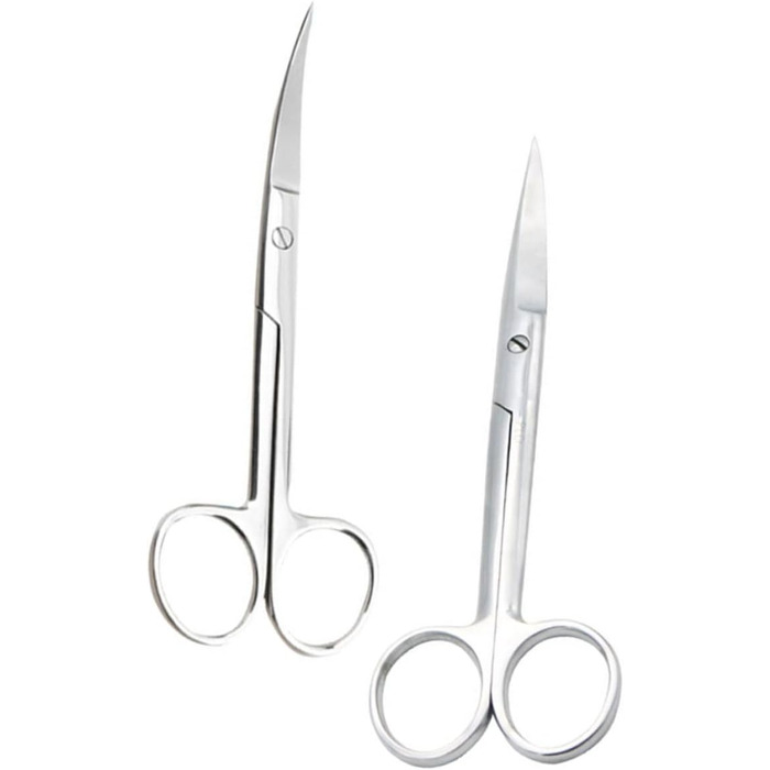 Набір професійних ножиць для грумінгу собак та котів BESTYASH (4 шт.) - прямі та зігнуті, нержавіюча сталь, ергономічний дизайн