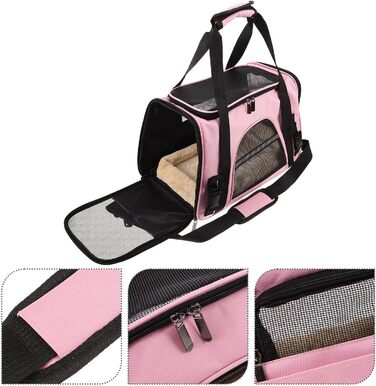 Транспортна сумка для котів та дрібних тварин Aboodam - складана, дихаюча, з надійним закриттям