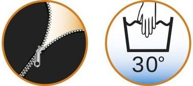 Подушка Nobby 'MILA' овальній формі, сірого кольору, 80 x 49 см