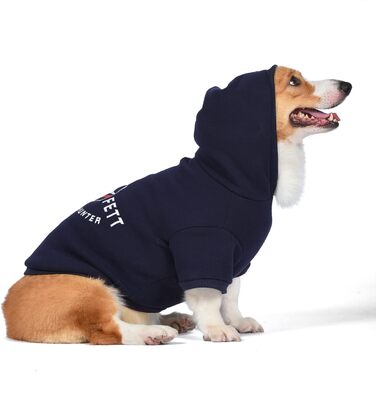 Худі для собак Star Wars Boba Fett, блакитний, розмір Small | Одяг для собак Star Wars | Зручний капюшонний світшот для собак, подарунок для фанатів Star Wars