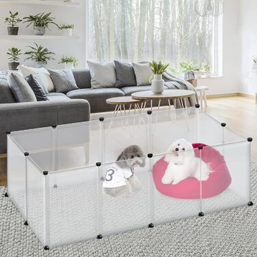 Клітка-вольєр для кроликів та морських свинок ORHEYA, 145x75x48 см, з дверцятами, DIY, пластик