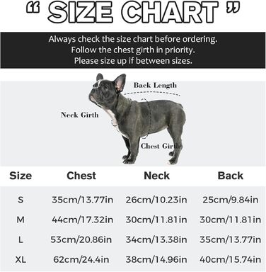 Зимовий теплий одяг для собак S, куртка для маленьких собак, теплий костюм для чихуахуа та бульдога (чорний, S)