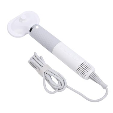 Фен для собак Lyrlody 5-в-1: портативний, з гребінцем для шерсті, для догляду за тваринами, 4 насадки, EU