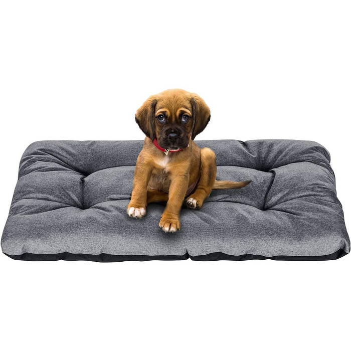 Крісло-лежанка для собак SuperKissen24, розмір M, 55x40 см, сірий колір - водовідштовхувальне, миється