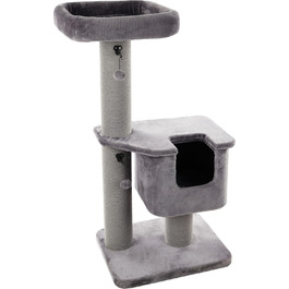 Дряпка для котів Flamingo – Колір: фіолетовий, сірий – 78 x 49,5 x 121 см