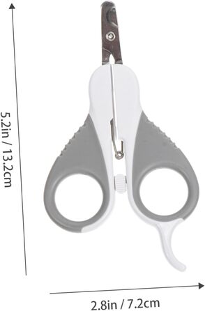 Ножиці для обрізання кігтів домашніх тварин BESPORTBLE - 2 шт. для собак та котів. Якісні, з нержавіючої сталі, для точної гігієни кігтів.