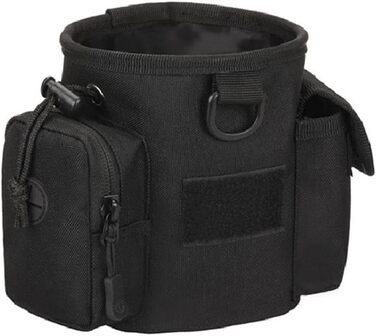 Сумка-мішечок для ласощів для собак: навчання, полювання, Airsoft, іграшки. Чорний колір