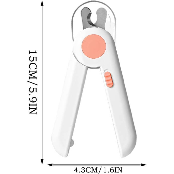 Ножиці для собак | Ножиці для обрізання кігтів собак, інструмент для догляду за лапами, шліфування для малих тварин, птахів, кошенят, обрізка кігтів для домашнього догляду за тваринами, рожеві