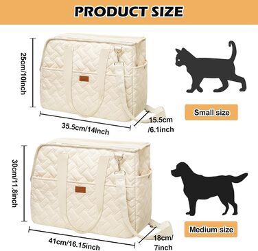 Транспортна сумка для собак та котів до 5 кг – переноска для маленьких тварин, складна, дихаюча, з ременем безпеки, ідеальна для прогулянок, подорожей та авто (35x25x15,5 см)