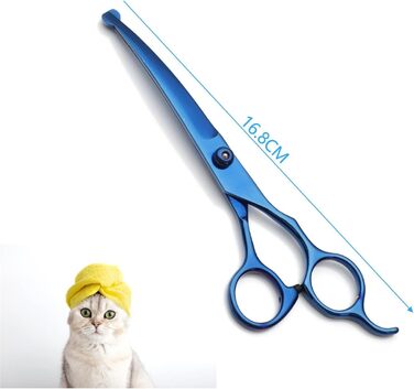 Професійна 5-в-1 фен для грумінгу собак: ножиці з нержавіючої сталі, безпечні закруглені кінці, прямі та філігранні ножиці, ножиці для стрижки шерсті та зубів, гребінець