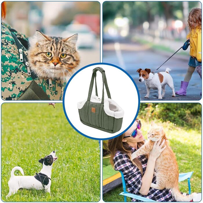 Трансформер для тварин: переноска для собак та котів, зелена, для прогулянок та подорожей