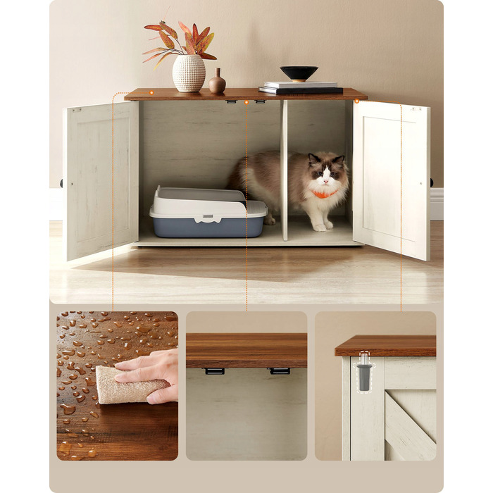 Закритий лоток-туалет для котів Songmics, 53 см x 80 см x 50 см