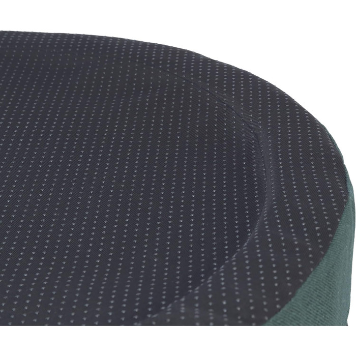 Тріксі МістоСтиль Квіткове ліжко для собак, 80x65 см, темно-зелене - овальне ліжко-кошик для середніх собак, зручне та миється - 37733 L 70 x B 65 x H 24 см