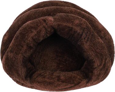 Кімната для собак та котів ITODA: м'яке ліжко-будиночок для собак, котів, цуценят. Тепле та затишне місце для відпочинку вдома. Колір: темно-коричневий