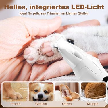 TECHMUR PawTrim Pro: Професійний триммер для собак та котів з LED та цифровим дисплеєм