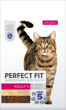 Сухий корм для дорослих котів Perfect Fit Adult 1+ з куркою, 7 кг