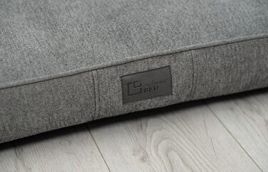 Килимок для собак Sofi Grosse - зручний лежак для середніх та маленьких собак. Лежанка з поліуретану, миється, м'яка, довговічна, стійка до зношування та розривів (XXL, 130x100 см, сірий)