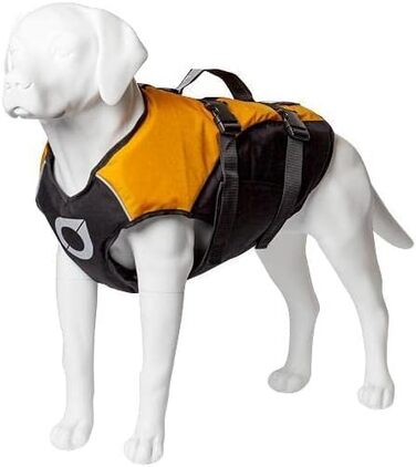 Собача рятувальна жилетка Float Doggy, ергономічна, патентований дизайн, середній розмір, рожева