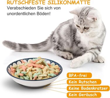 Набір мисок для котів з кераміки Katzennapf Set - 6 шт. - білий (Classic-A)