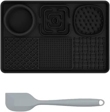 Миска для собак WANGSHUO для повільного годування, інтерактивна миска-головоломка, антиковзаюча, 30х20 см