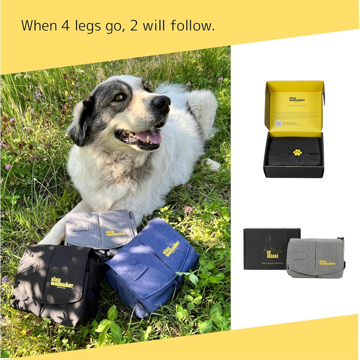 Leckerlibeutel для собак Arrivly SixWalker з магнітним закриттям: практичний фідер для тренувань, універсальна сумка для ласощів з винімною кишенькою (сірий)
