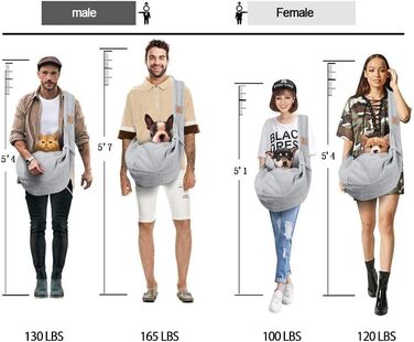 Сумка-переноска Tomkas для маленьких собак, класична, сіра, 3-10 фунтів