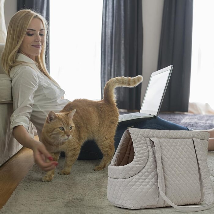 Сумка-переноска для собак з бавовни – легка та портативна зимова переноска для котів, собак, цуценят, кошенят