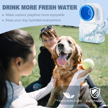 Подорожній миска для води для собак Ziliny 3 літри - витокозахисний диспенсер для собак та котів, 3 л