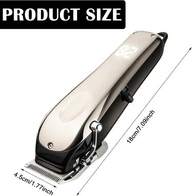 Бездротова машинка для стрижки шерсті коней Leise, 20W, 1500mAh, для густого волосся, стрижка собак та коней, 180x45 мм