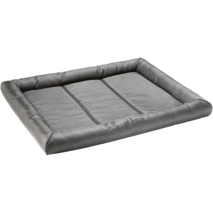 Килимок для собак Hunter Vermont, поліестер, міцний, стійкий до бруду, з наповнювачем, 90 x 60 см, сірий