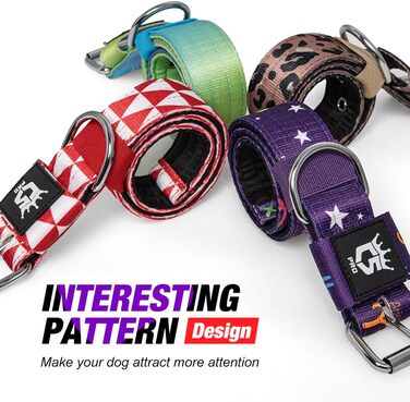 Тактичне нашийник для собак TSPRO, міцний, з металевою застібкою, 3,8 см, регульований, для середніх та великих собак (зелений M), розмір M-H (40-48 см)