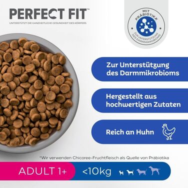 Сухий корм для собак Perfect Fit Adult для малих та дуже малих порід (XS/S) з куркою, 6 кг