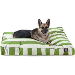 Велике лежак для собак Majestic Pet прямокутний, XL, 127x107x13 см, салатовий, знімний, зручний, неслизький, для дому