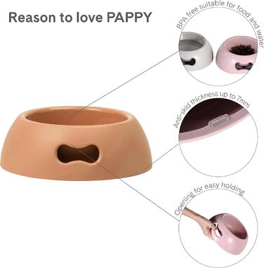 Миска для собак UNITED PETS Pappy, екологічна, зелена, для середніх собак, 1100 мл, зроблена в Італії