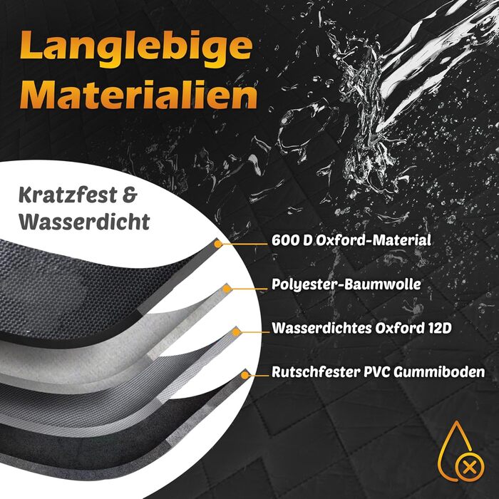 Накидка для собак у машину – захист заднього сидіння, автокилим для собак, килимок у багажник для подорожей та перевезень