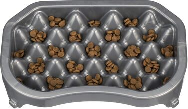 Neater Pet Brands – Антиковзаюча миска для собак 1500 мл, метал, проти здуття, для сповільненого годування