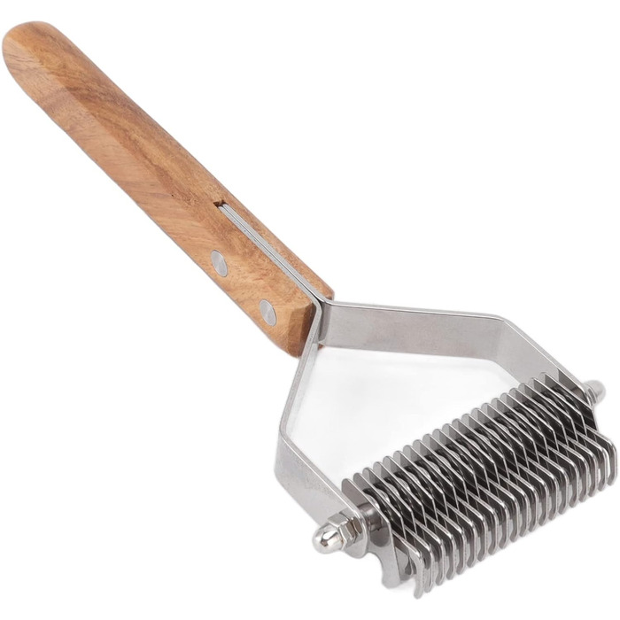 Двостороння щітка для шерсті котів та собак, підшерсткова щітка для грумінгу