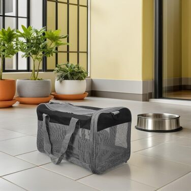 Транспортна сумка для тварин SHINEOFI: легка, складана, з м'яким внутрішнім простором, для котів, цуценят, кроликів