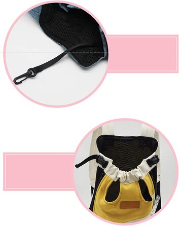 Рюкзак для тварин Haustiertragetasche, регульований, для собак та котів, для подорожей, прогулянок, кемпінгу, XXL