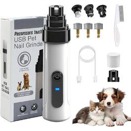 Електричний точило для собачих кігтів Silent Groom Pro - 3 насадки