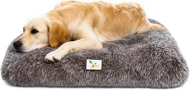 Заспокійливе ліжко для собак Mittel – М'яка анти-тривожна лежанка для тварин, підходить для переносок, миється, з антиковзним дном, сірий колір, (75 x 50 x 7 см)