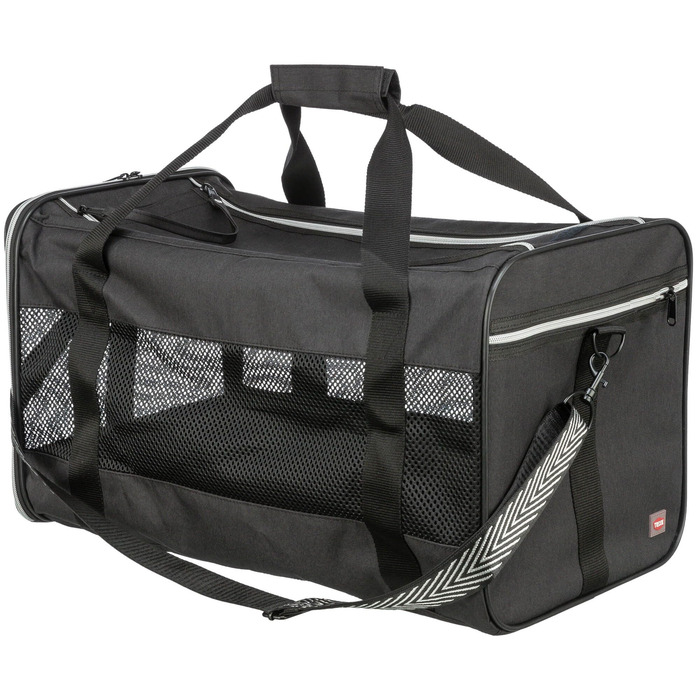 Траспортна сумка для собак TRIXIE Ryan – 47 x 26 x 27 см – до 6 кг – з верхнім доступом, знімний ремінь та повідком, кишеня, знімна підкладка